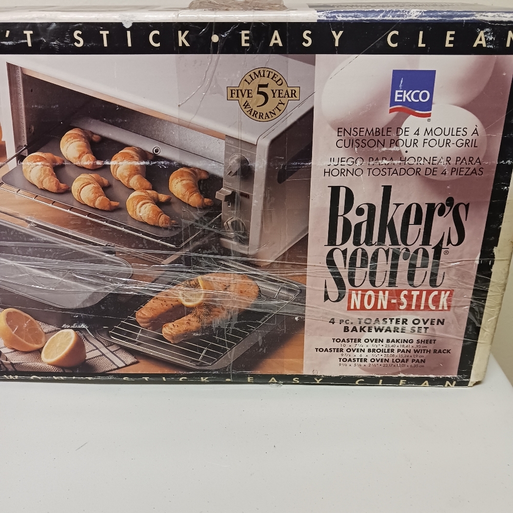 Eco Baker's secret bakeware 3 pieces for toaster oven